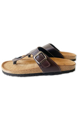 Braune Leder Flip Flops