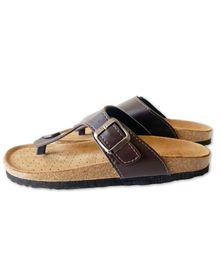 Braune Leder Flip Flops