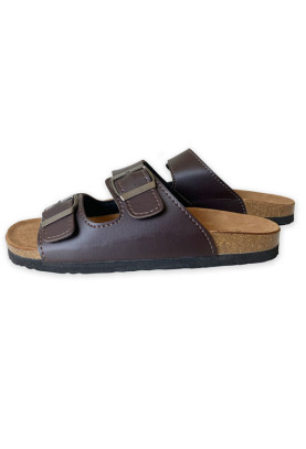 Leder-Kork Zimtsandalen