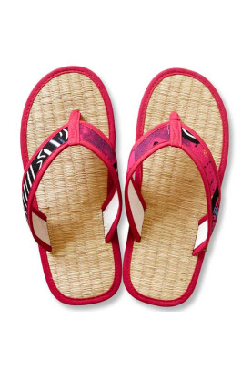 Rote Seegras Flip Flops mit Zimt