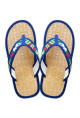 Blaue Flip Flops