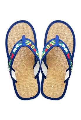 Cinnamon flip flops made from seagrass