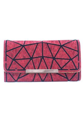 Dark red ladies' wallet...