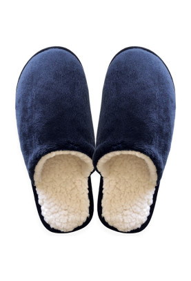 Pantofole di peluche blu...